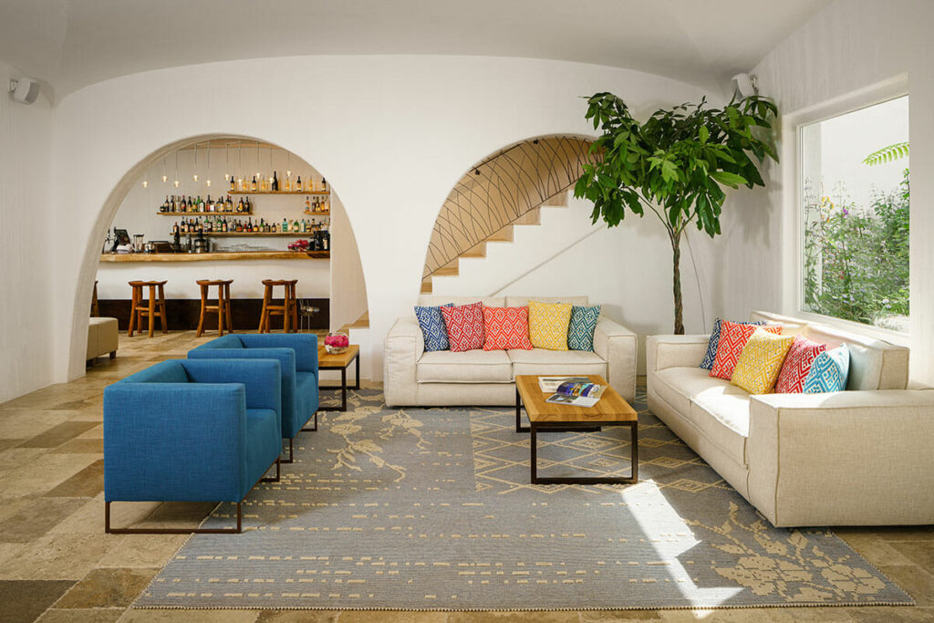Luxus-Lobby und Design-Interieur Sant'Efis Hotel Pula