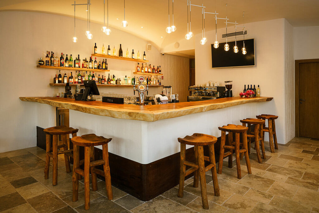 Luxus-Lobby und Design-Interieur Sant'Efis Hotel Pula
